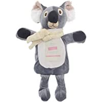 Los mejores  - Botella de agua caliente para niños con tapa 1L 100% Caucho Natural Peluche Conejo Koala Reno de Navidad Elf Rainbow…
